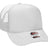 OTTO CAP 5 Panel High Crown Mesh Back Trucker Hat OTTO 39 - 165 White Young Adult Hats