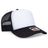 OTTO CAP 5 Panel High Crown Mesh Back Trucker Hat OTTO 3932 - 1 Blk/Wht/Blk OSFM - Adult Hats