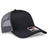 OTTO CAP 5 Panel Low Profile Mesh Back Trucker Hat OTTO 102 - 664 Blk/Blk/Ch.Gry OSFM - Adult Hats
