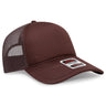 OTTO CAP 5 Panel Low Profile Mesh Back Trucker Hat OTTO 39102 - 1 Brown OSFM - Adult Hats