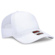 OTTO CAP 5 Panel Low Profile Mesh Back Trucker Hat OTTO 39102 - 1 White OSFM - Adult Hats