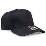 OTTO CAP 5 Panel Mid Profile Baseball Cap OTTO 31 - 069 Black OSFM - Adult Caps
