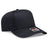 OTTO CAP 5 Panel Mid Profile Baseball Cap OTTO 31 - 069 Black Young Adult Caps
