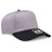 OTTO CAP 5 Panel Mid Profile Baseball Cap OTTO 31 - 069 Blk/Gry OSFM - Adult Caps