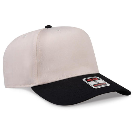 OTTO CAP 5 Panel Mid Profile Baseball Cap OTTO 31 - 069 Blk/Natl OSFM - Adult Caps