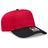 OTTO CAP 5 Panel Mid Profile Baseball Cap OTTO 31 - 069 Blk/Red OSFM - Adult Caps