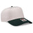 OTTO CAP 5 Panel Mid Profile Baseball Cap OTTO 31 - 069 Dk.Grn/Natrl OSFM - Adult Caps