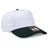 OTTO CAP 5 Panel Mid Profile Baseball Cap OTTO 31 - 069 Dk.Grn/Wht OSFM - Adult Caps