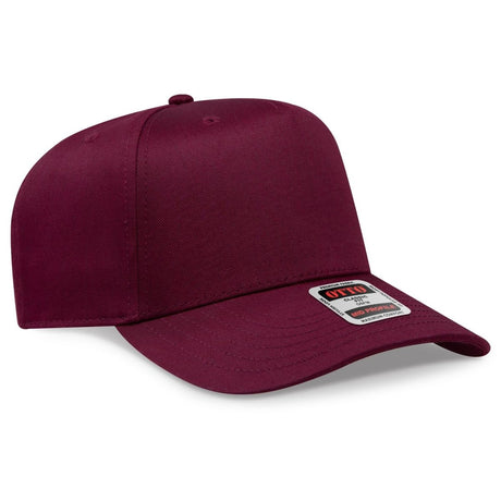 OTTO CAP 5 Panel Mid Profile Baseball Cap OTTO 31 - 069 Maroon OSFM - Adult Caps