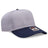 OTTO CAP 5 Panel Mid Profile Baseball Cap OTTO 31 - 069 Nvy/Gry OSFM - Adult Caps