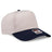 OTTO CAP 5 Panel Mid Profile Baseball Cap OTTO 31 - 069 Nvy/Natrl OSFM - Adult Caps