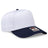 OTTO CAP 5 Panel Mid Profile Baseball Cap OTTO 31 - 069 Nvy/Wht OSFM - Adult Caps
