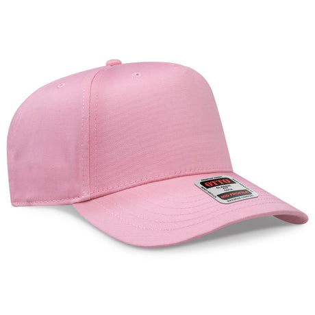 OTTO CAP 5 Panel Mid Profile Baseball Cap OTTO 31 - 069 Pink OSFM - Adult Caps