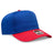 OTTO CAP 5 Panel Mid Profile Baseball Cap OTTO 31 - 069 Red/Ryl OSFM - Adult Caps