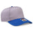 OTTO CAP 5 Panel Mid Profile Baseball Cap OTTO 31 - 069 Ryl/Gry OSFM - Adult Caps