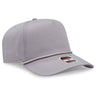OTTO CAP 5 Panel Mid Profile Baseball Cap OTTO 31 - 2 Gray OSFM - Adult Hats