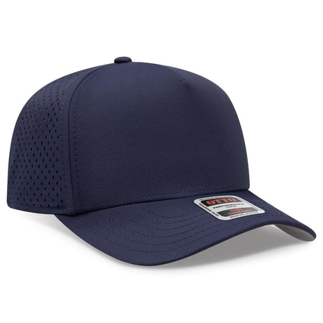 OTTO CAP 5 Panel Mid Profile Baseball Cap OTTO 31 - 4 Navy OSFM - Adult Hats