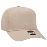 OTTO CAP 5 Panel Mid Profile Baseball Cap OTTO 31 - 538 Khaki OSFM - Adult Hats