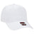 OTTO CAP 5 Panel Mid Profile Baseball Cap OTTO 31 - 538 White OSFM - Adult Hats