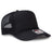 OTTO CAP 5 Panel Mid Profile Baseball Cap OTTO 32 - 2 Black OSFM - Adult
