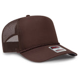 OTTO CAP 5 Panel Mid Profile Baseball Cap OTTO 32 - 2 Dk. Brown OSFM - Adult
