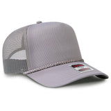 OTTO CAP 5 Panel Mid Profile Baseball Cap OTTO 32 - 2 Gray OSFM - Adult