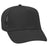 OTTO CAP 5 Panel Mid Profile Mesh Back Trucker Hat OTTO 32 - 1104 Black OSFM - Adult Hats