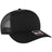 OTTO CAP 5 Panel Mid Profile Mesh Back Trucker Hat OTTO 32 - 285 Black Young Adult Hats