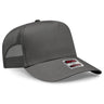 OTTO CAP 5 Panel Mid Profile Mesh Back Trucker Hat OTTO 32 - 285 Char. Gray OSFM - Adult Hats