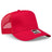OTTO CAP 5 Panel Mid Profile Mesh Back Trucker Hat OTTO 32 - 285 Red OSFM - Adult Hats