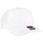 OTTO CAP 5 Panel Mid Profile Mesh Back Trucker Hat OTTO 32 - 285 White Young Adult Hats