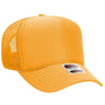 OTTO CAP 5 Panel Mid Profile Mesh Back Trucker Hat OTTO 32 - 467 Gold OSFM - Adult Hats