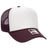 OTTO CAP 5 Panel Mid Profile Mesh Back Trucker Hat OTTO 32 - 467 Mrn/Wht/Mrn OSFM - Adult Hats