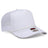 OTTO CAP 5 Panel Mid Profile Mesh Back Trucker Hat OTTO 39 - 071 White OSFM - Adult Caps