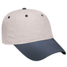 OTTO CAP 6 Panel Low Profile Baseball Cap OTTO 18 - 104 Nvy/Kha OSFM - Adult Hats