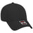 OTTO CAP 6 Panel Low Profile Baseball Cap OTTO 19 - 366 Black OSFM - Adult Hats