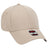 OTTO CAP 6 Panel Low Profile Baseball Cap OTTO 19 - 366 Khaki OSFM - Adult Hats