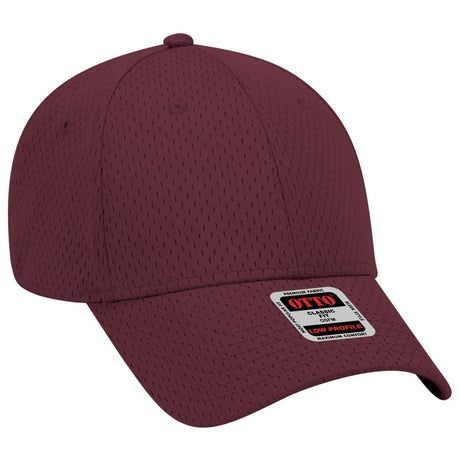 OTTO CAP 6 Panel Low Profile Baseball Cap OTTO 19 - 366 Maroon OSFM - Adult Hats
