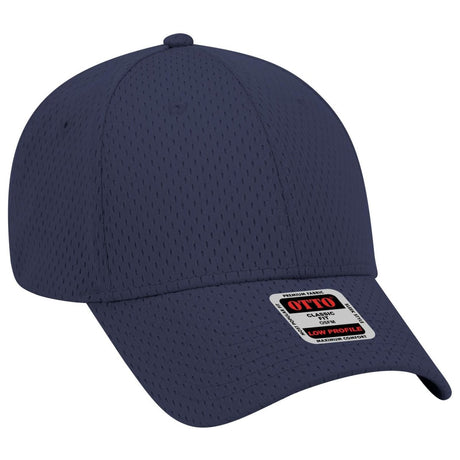 OTTO CAP 6 Panel Low Profile Baseball Cap OTTO 19 - 366 Navy OSFM - Adult Hats