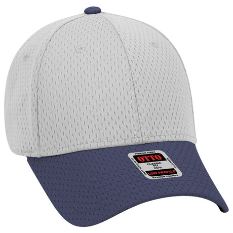 OTTO CAP 6 Panel Low Profile Baseball Cap OTTO 19 - 366 Nvy/Gry OSFM - Adult Hats