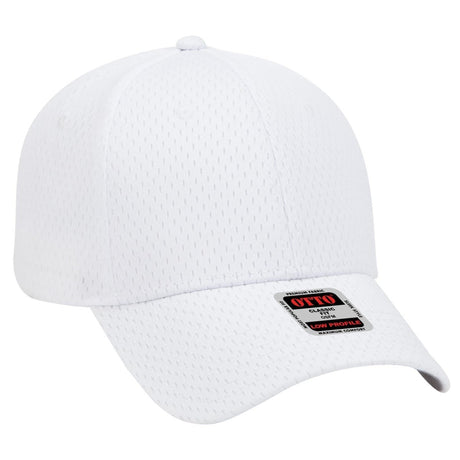 OTTO CAP 6 Panel Low Profile Baseball Cap OTTO 19 - 366 White OSFM - Adult Hats