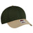 OTTO CAP 6 Panel Low Profile Baseball Cap OTTO 19 - 536 Kha/Dk.Grn/Dk.Grn OSFM - Adult Hats