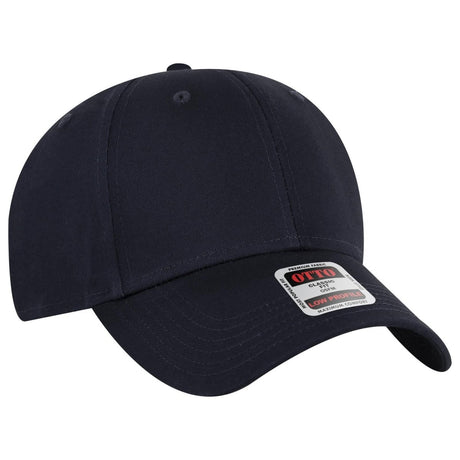 OTTO CAP 6 Panel Low Profile Baseball Cap OTTO 19 - 536 Navy OSFM - Adult Hats