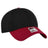 OTTO CAP 6 Panel Low Profile Baseball Cap OTTO 19 - 536 Red/Blk/Blk OSFM - Adult Hats