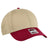 OTTO CAP 6 Panel Low Profile Baseball Cap OTTO 19 - 536 Red/Kha/Kha OSFM - Adult Hats