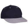 OTTO CAP 6 Panel Low Profile Baseball Cap OTTO 25 - 023 Gry/Nvy OSFM - Adult Hats