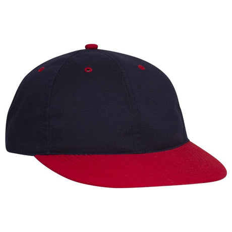 OTTO CAP 6 Panel Low Profile Baseball Cap OTTO 25 - 023 Red/Nvy OSFM - Adult Hats