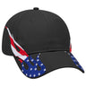 OTTO CAP 6 Panel Low Profile Baseball Cap OTTO 58 - 755 Black OSFM - Adult Hats