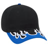 OTTO CAP 6 Panel Low Profile Baseball Cap OTTO 58 - 755 Blk/Ryl/Wht OSFM - Adult Hats