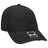 OTTO CAP 6 Panel Low Profile Dad Hat OTTO 104 - 1018 Black OSFM - Adult Hats